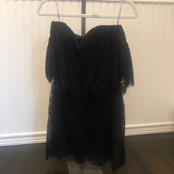 Lovers & Friends Lush Black lace Dress Medium - Picture 11 of 13